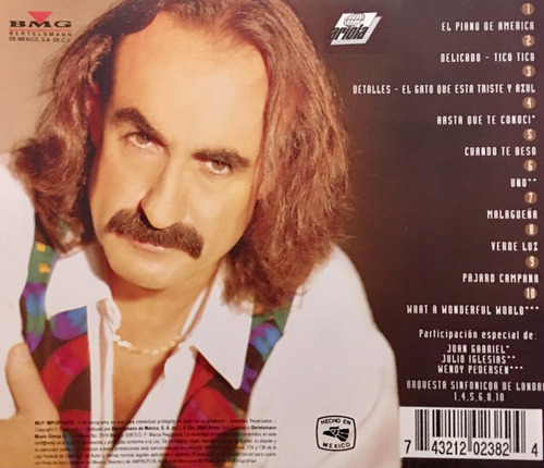 Cd Piano De América 2 (raúl Di Blasio) Estándar
