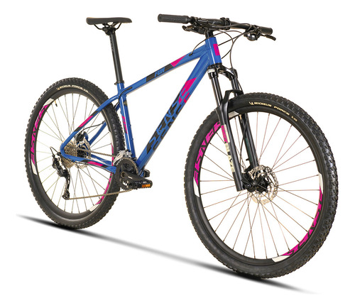 Bike Aro 29 Mtb M17' Freio A Disco Fun Evo 2023 Aqua Roxo