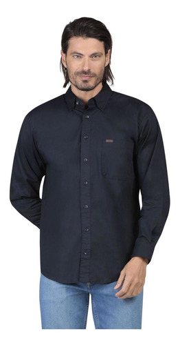 Camisa Regular Fit Manga Larga Lee Hombre S40