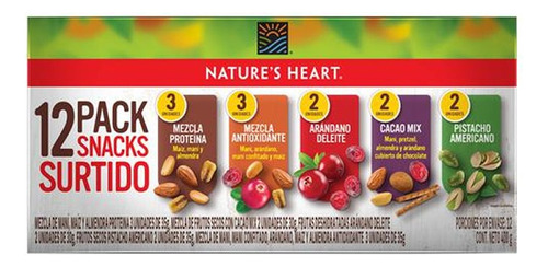 Natures Heart Snack Surtidos 12