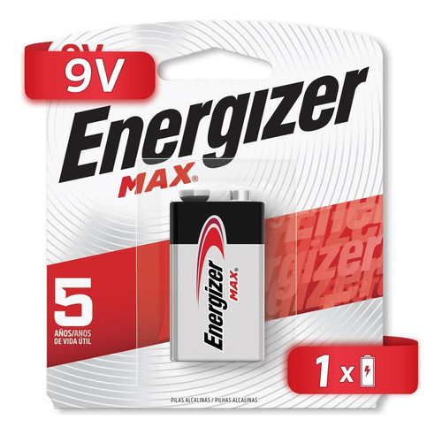 Energizer Max 522 Pila Litio Alcalina 9v