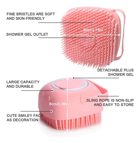Blmhtwo Pet Bath Bish Sprobber Para Bath Pet Shampoo Cepillo