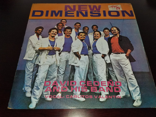 Lp Vinilo Disco Acetato New Dimension David Cedeño Salsa 