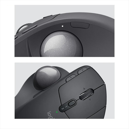 Mouse Trackball Inalámbrico / Recargable · Logitech Mx Ergo