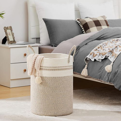 Cesto Ropa Sucia 2pcs 58l Cestos Para Lavandería De Algodón