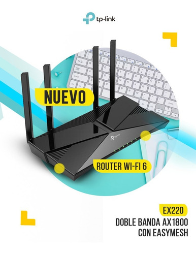 Router Inalambrico 4 Antenas Marca Tplink Ax1800 Wi-fi 6