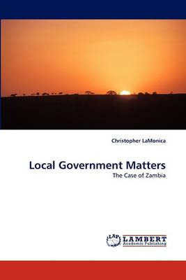Libro Local Government Matters - Christopher Lamonica