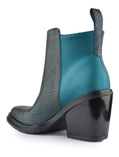 Imagen 5 de 7 de Botinetas Botitas Botas De Mujer De Cuero Kioto - Ferraro