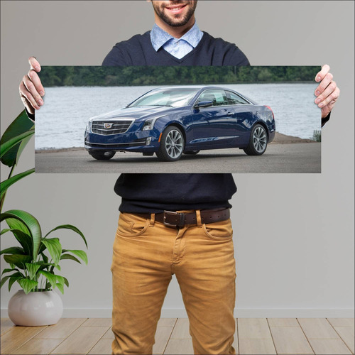 Cuadro 30x80cm Auto 2015 Cadillac Ats Coupe 1216 34