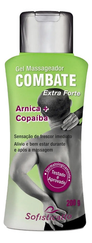 Kit 20 Gel Massageador Muscular Combate Forte Arnica Copaíba