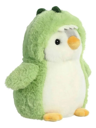 Peluche De Pingüino Con Disfraz De Unicornio