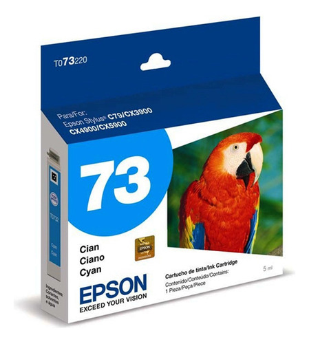 Cartucho Epson T073220 Cy