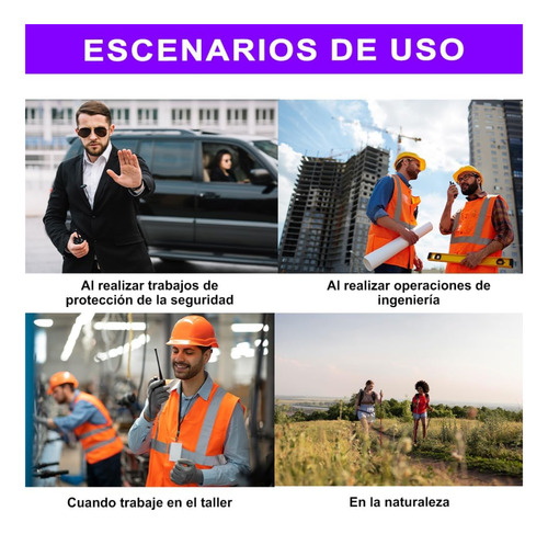 Walkie Talkie Radio Fm Dual Banda Portatil Transmisor