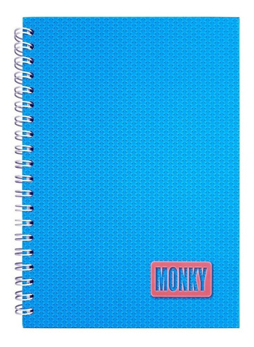 Cuaderno Prof 100 Hojas Monky Pasta Gruesa Cuadro Grande