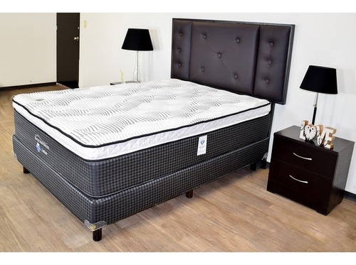 Colchón Spring Air Collins Ortopédico Para Cama Matrimonial Color Gris oscuro