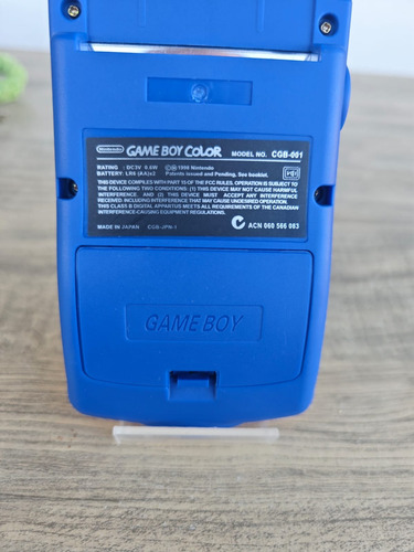 Gameboy Color - Ips V2 Azul/amarelo Azul (Usado)