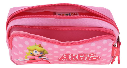Lapicera Doble Escolar Chenson Mario Bros Peach Loly