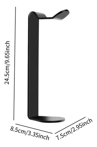 Pantalla De Auriculares Soporte De Auriculares Puger Negro