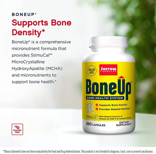 Jarrow Formulas Bone Up Promueve La Densidad Ósea X 360caps