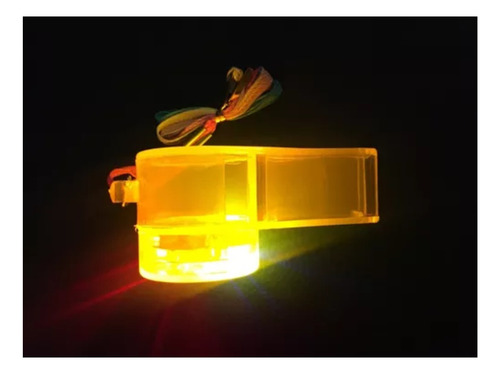 Pack X 3 Super Silbato Led Colgante Luminoso Cotillón Led