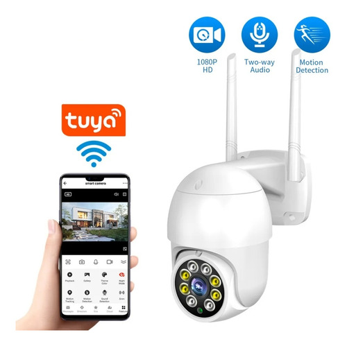 Sistema De Seguridad Wifi Con Sirena Y Camara Completo