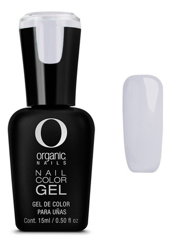 Coleccion Color Gel Pastel 12 Tonos 15ml Matte Organic Nails Color Pastel White 148