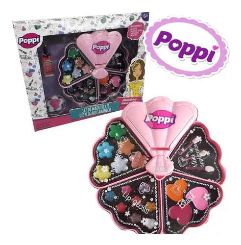 Maquillaje Para Niñas Poppi Set Desplegable 360