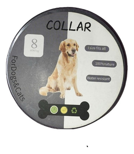 Pack X4 Collar Antipulgas Perro Repelente Garrapata 8 Meses