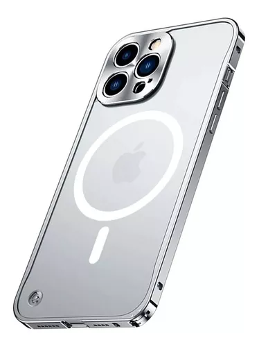 Funda Metalica Magnetica Vidrio Para iPhone 13 13 Pro