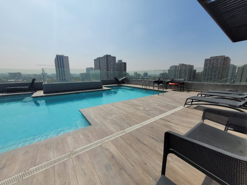 Metro Santa Isabel 2d+2b+edificio Full Equipado