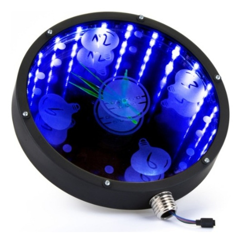 Reloj Espejo Infinito Luz Led Rgb. Modelo Bombillo.