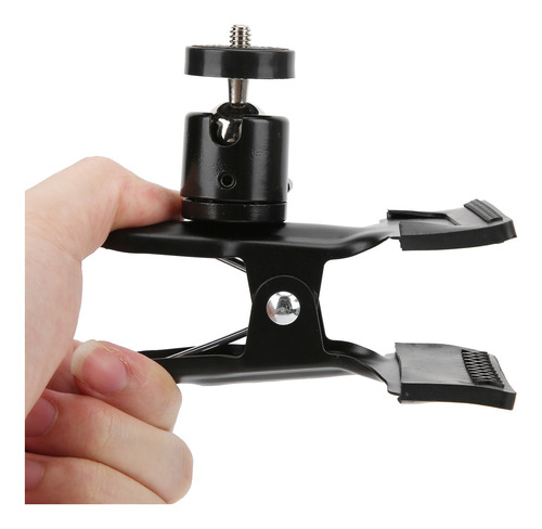 Soporte De Clip Para Cámara TriPod Con Bola Giratoria De 360