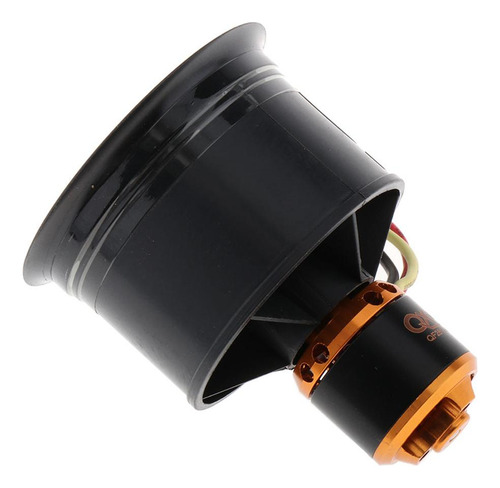 2 Piezas 50mm Ventilador De Conducto 12 Hélice Motor Sin