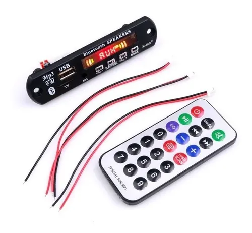 Módulo Audio Bluetooth 5.0 Fm Usb Amplificador 3w 5-12v