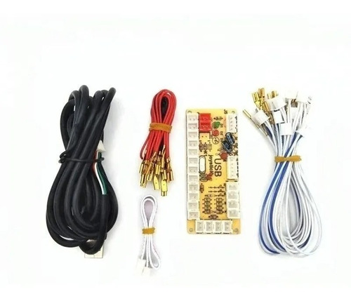 Kit Arcade Mame 1 Palanca 10 Botones Iluminados Raspberry Di