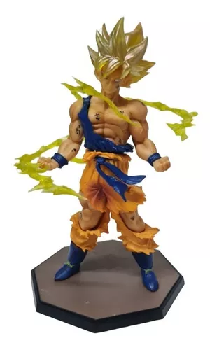 Boneco Action Goku Ssj Sayajin 1 Dragonball Z 20Cm em Promoção na