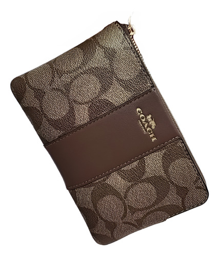 Coach Monedero Corner Zip Elegante Único Y Distintos Colores
