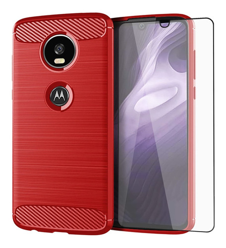 Funda Para Motorola Moto Z4 Play Txwls Us Rojo