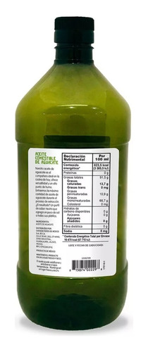 Aceite 100% Puro De Aguacate Natural 2 Litros Chosen Foods