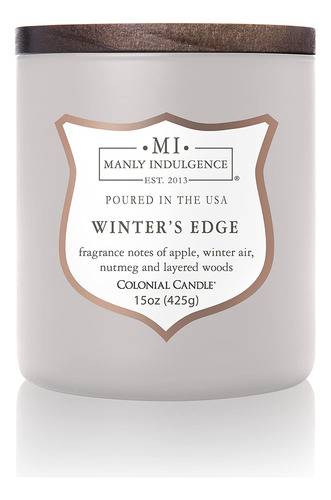 Vela Aromática Manly Indulgence 300g Fragancia Duradera