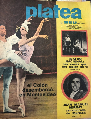 Revista Platea, Nº 278, 1970, Cine Radio Teatro , Rba