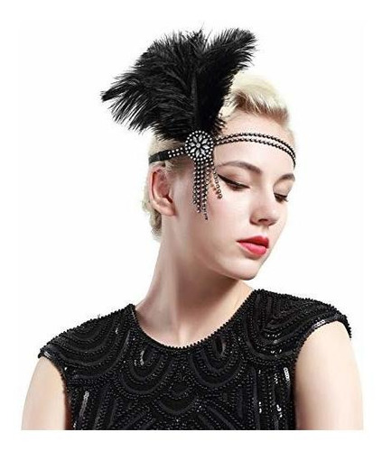 Babeyond Decada De 1920 Flapper Headband 20s Gran Gatsby Hea