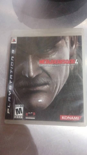 Juego Ps3 Metal Gear Solid 4 (Usado)
