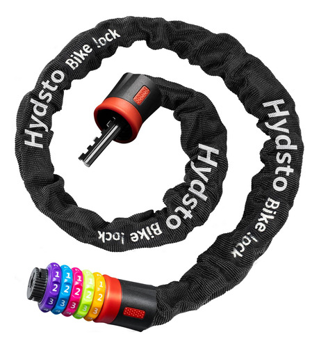 Hydsto Combinacion De Candado Para Bicicleta Rainbow  Cerra