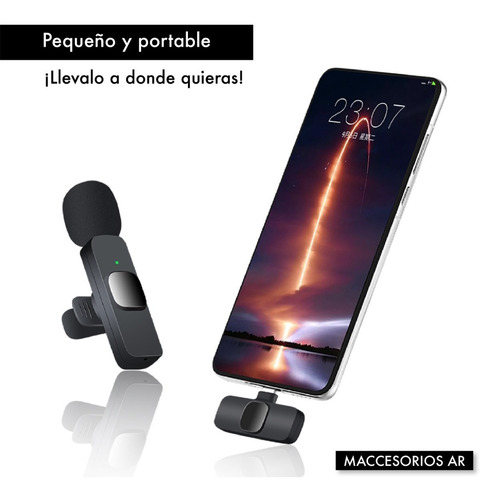 Imagen 7 de 10 de Microfono Corbatero Compatible iPhone Samsung Motorola