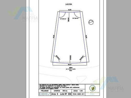 Lote A La Laguna En San Sebastian Area 6 - Apto Credito