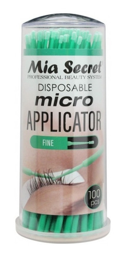 100 Microbrushes Microcepillos Aplicadores  Mia Secret