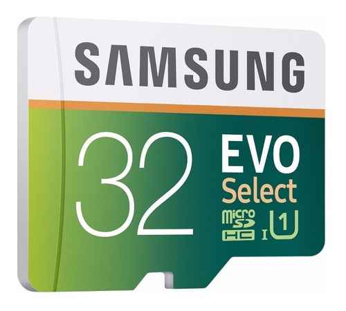 Memoria Micro Sd Samsung 32 Gb Evo Select Clase 10 Veloz