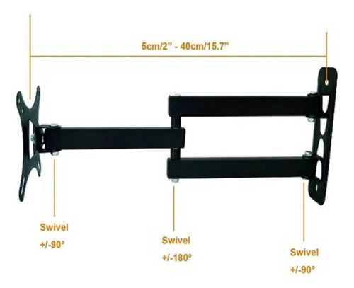 Rack De Tv Lcd Led Oled Monitor Soporte Universa Móvil Metal