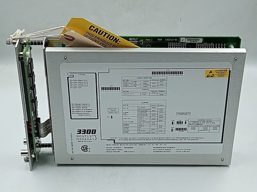 Monitor De Impulso Duplo Bently Nevada 3300/20-12-01-02-01-0